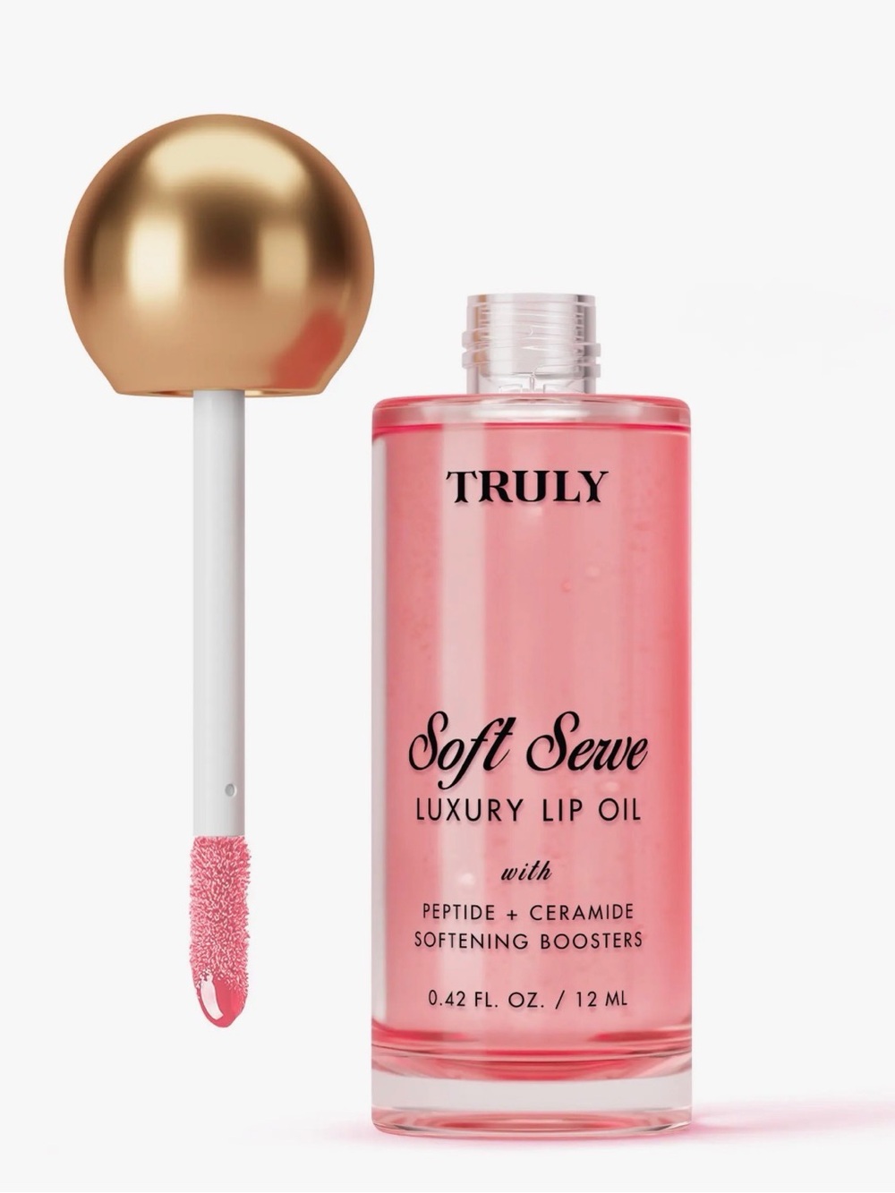 TRULY Soft Serve Luxury Lip Oil - Pink